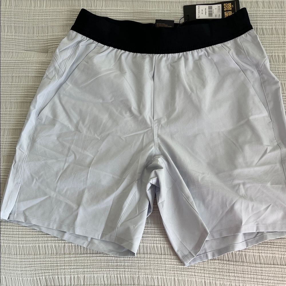 Men's Athletic Shorts in White and Black